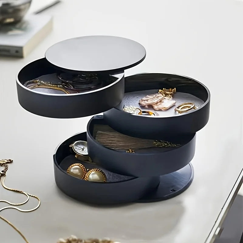 Multi-layer Desktop Organizer Lid Perfect Jewelry Makeup Hair