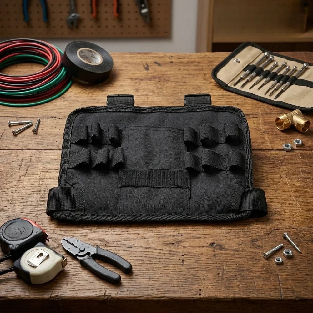 Waterproof Tool Belt Bag – Heavy-Duty Adjustable Waist Pouch