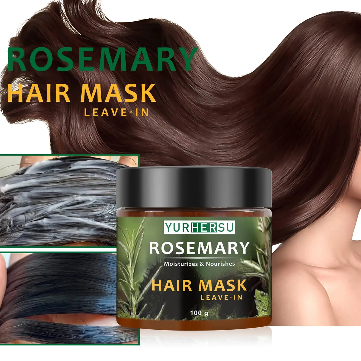 Leave-In Nourishing Hair Mask for All Hair Types – 100g