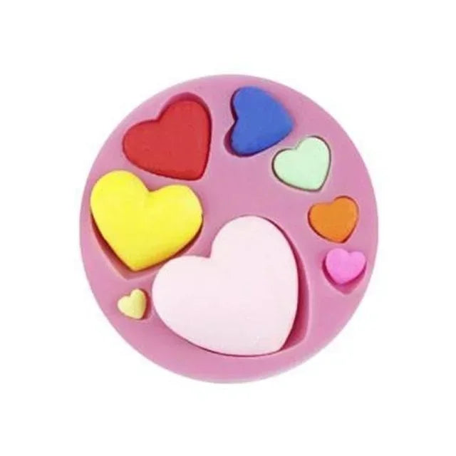 Heart Silicone Fondant Mold – DIY Chocolate & Cake Decorating