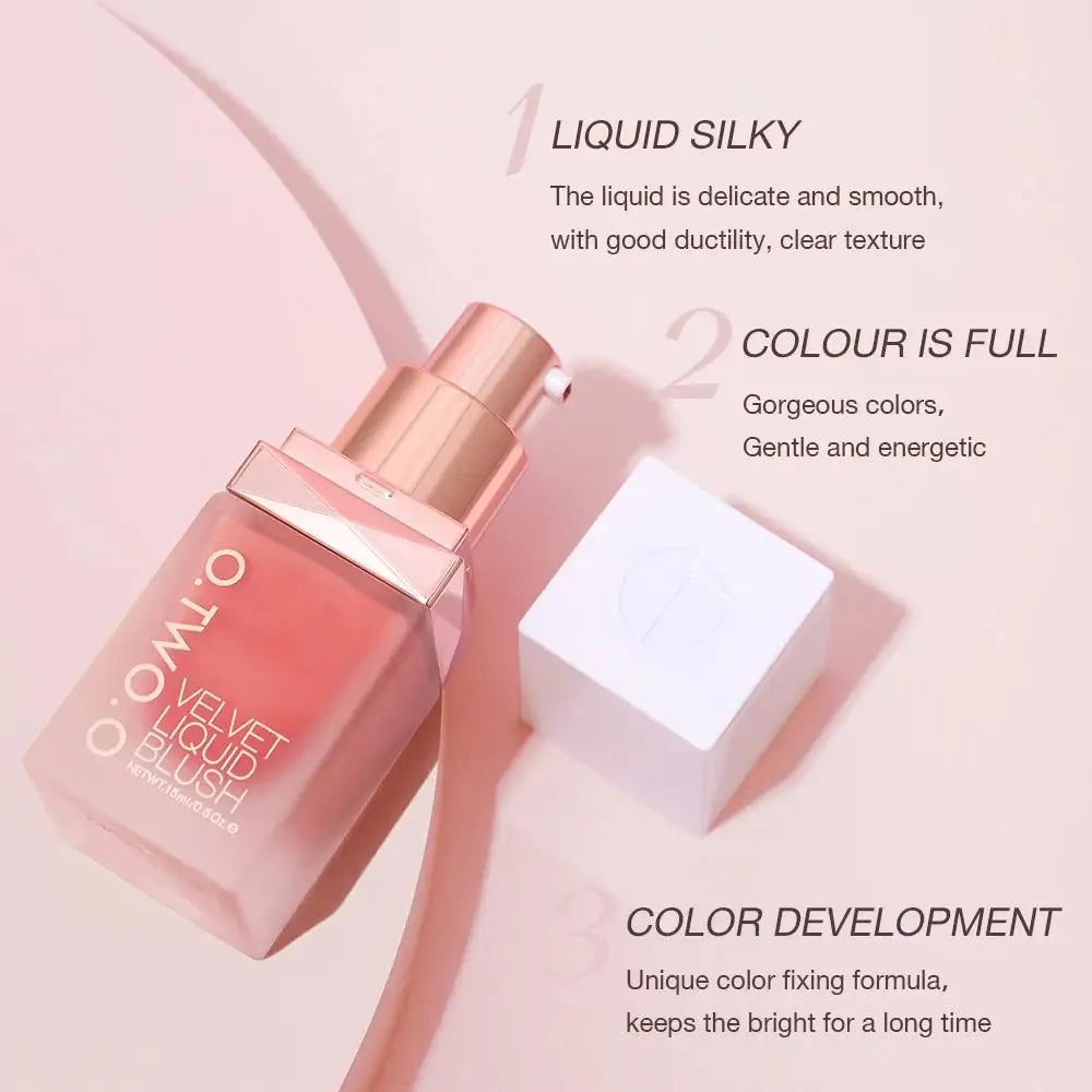O.TWO.O Liquid Blush 4 Shades – High Pigment, Long-Lasting