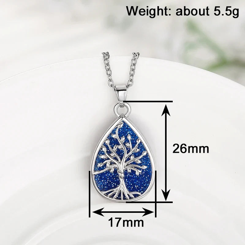 Huitan Tree of Life Pendant Necklace | Bohemian Women's Jewelry
