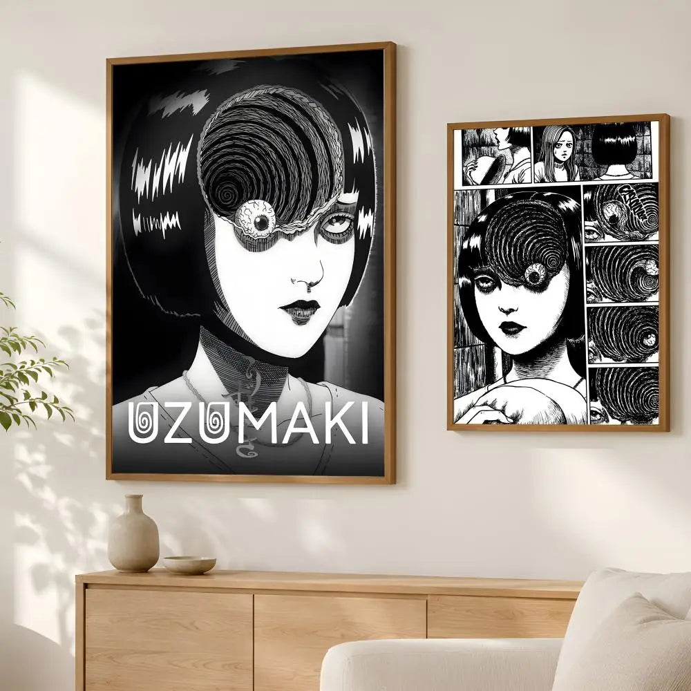Manga Uzumaki HD PVC Self-Stick Wall Poster – Waterproof