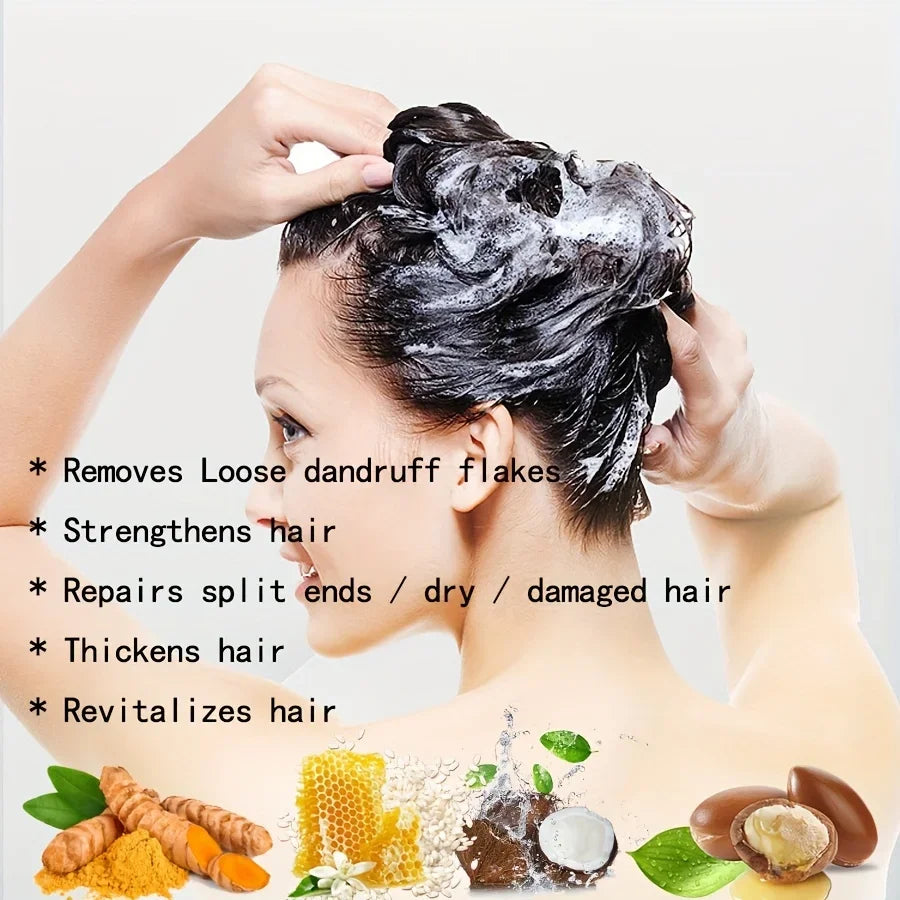 GZE Coconut Oil Shampoo Bar – Moisturizing for Dry Hair