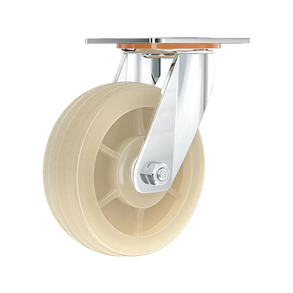 4-Pack 3" Red PVC Swivel Caster Wheels – Trolley & Furniture