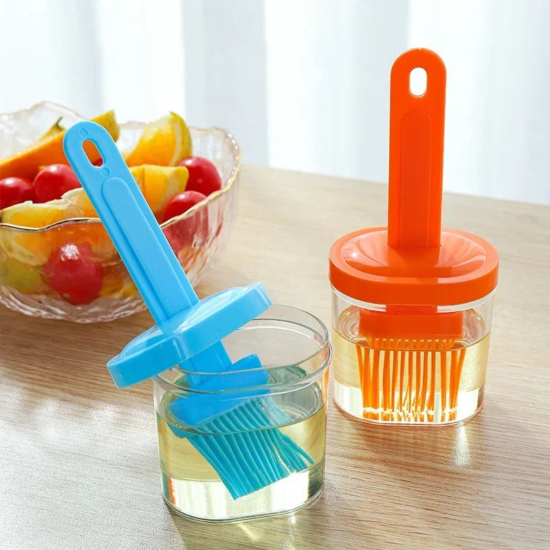 BBQ Basting Brush | Silicone Oil Grill Brush for Outdoor Cooking