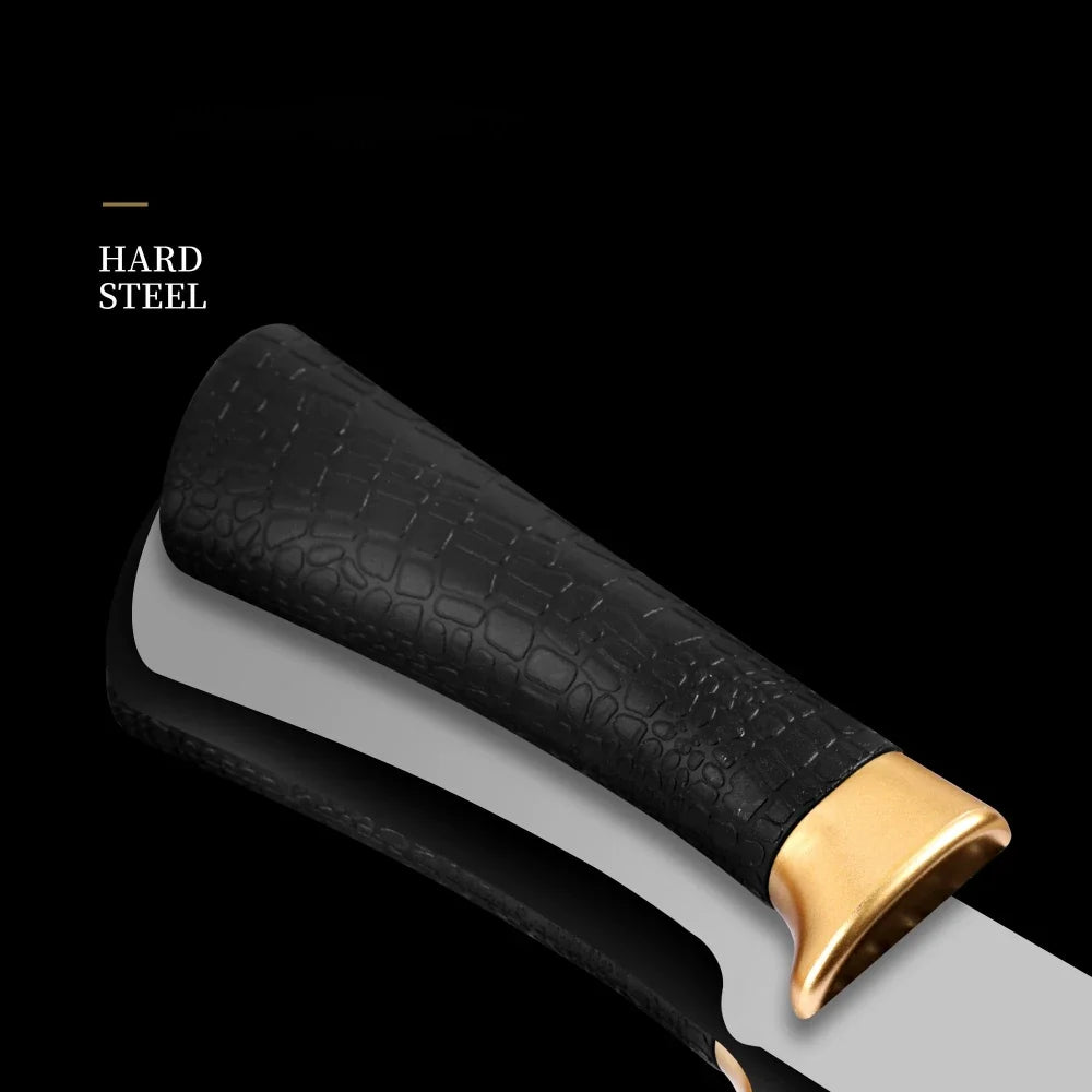 Hand-Forged Boning Knife with Sheath – BBQ & Steak Knife