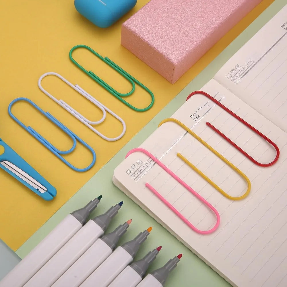 Jumbo Paper Clips Large 12 24-Pack Paperclips Paperwork Ideal Home
