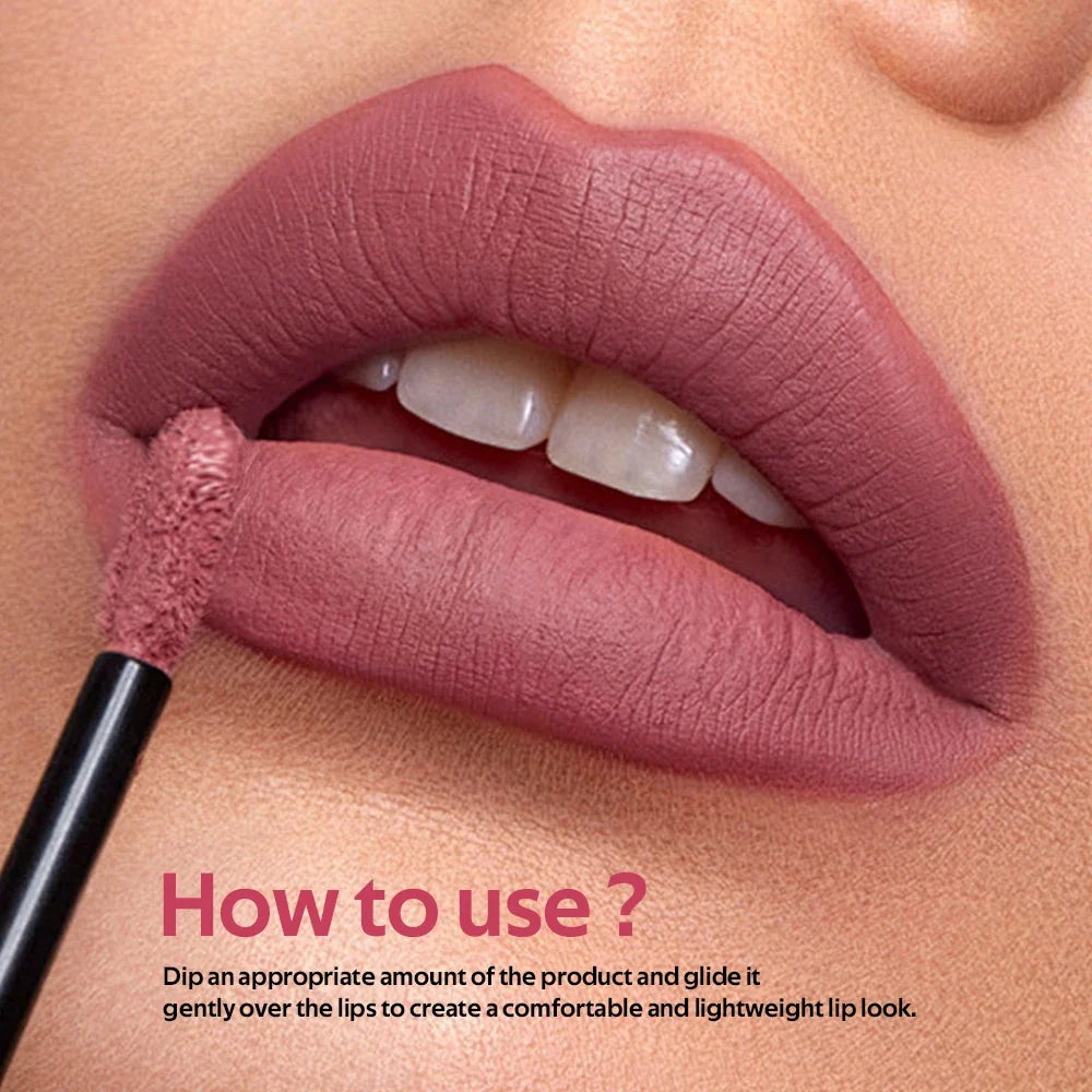 Teddy Tint Lip Stain – 12H Matte Waterproof Long-Lasting Gloss