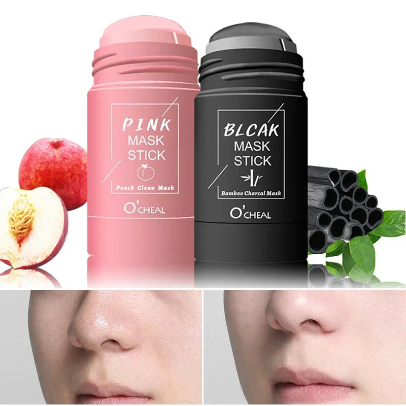 BIOAOUA Solid Face Mask Stick – Green Tea, Charcoal & Honey