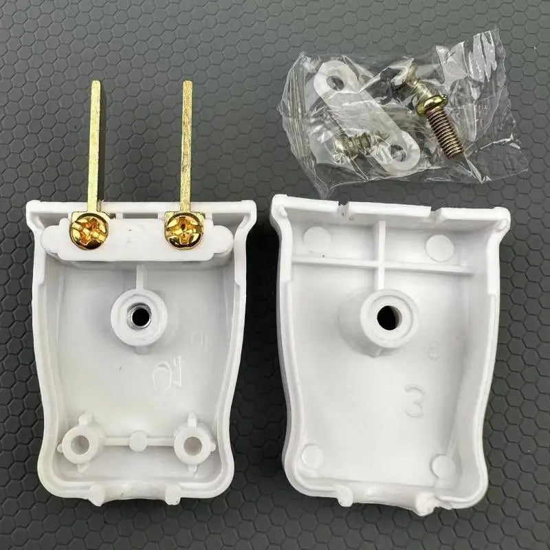 1 2 Pole 10A Male US Wiring Plug Japan Rewirable Cable Convert Female