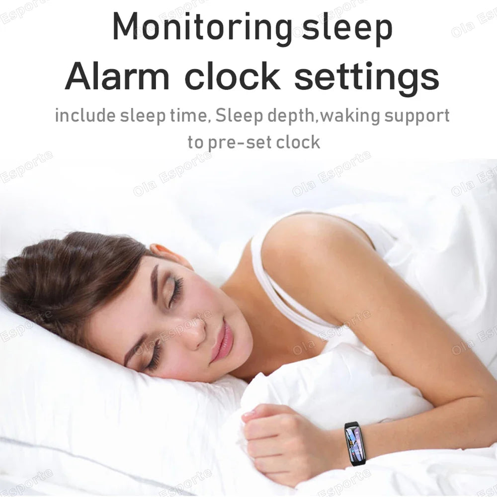 SM-R390 Smart Fitness Band – Heart Rate, Sleep & Step Tracker