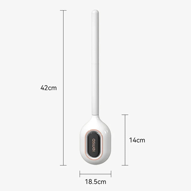Aromatherapy Toilet Brush Wall Mounted | TPR Silicone Holder