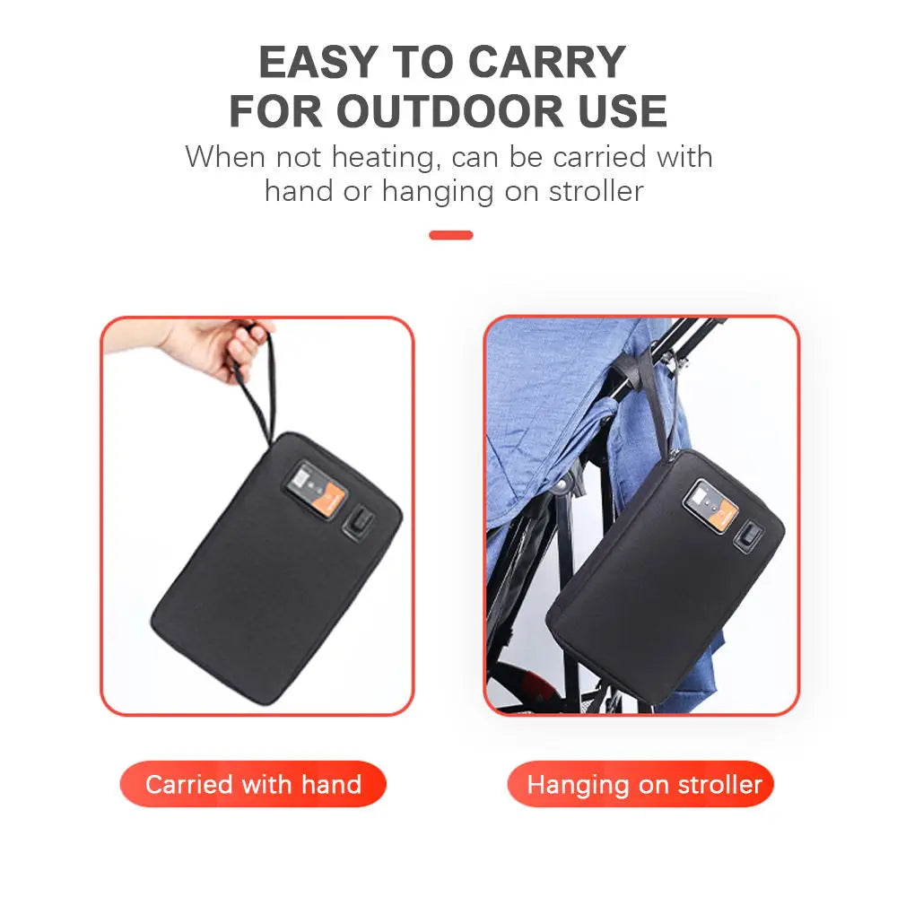 Portable USB Baby Wipe Warmer | Adjustable 30–60°C