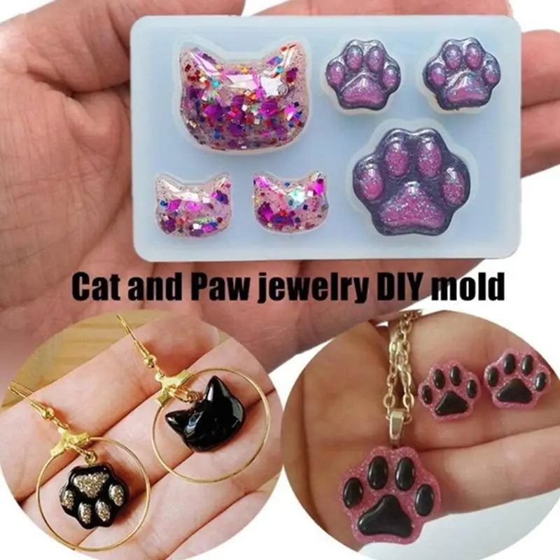 Cat Claw Silicone Mold – Epoxy Resin Keychain & Jewelry DIY