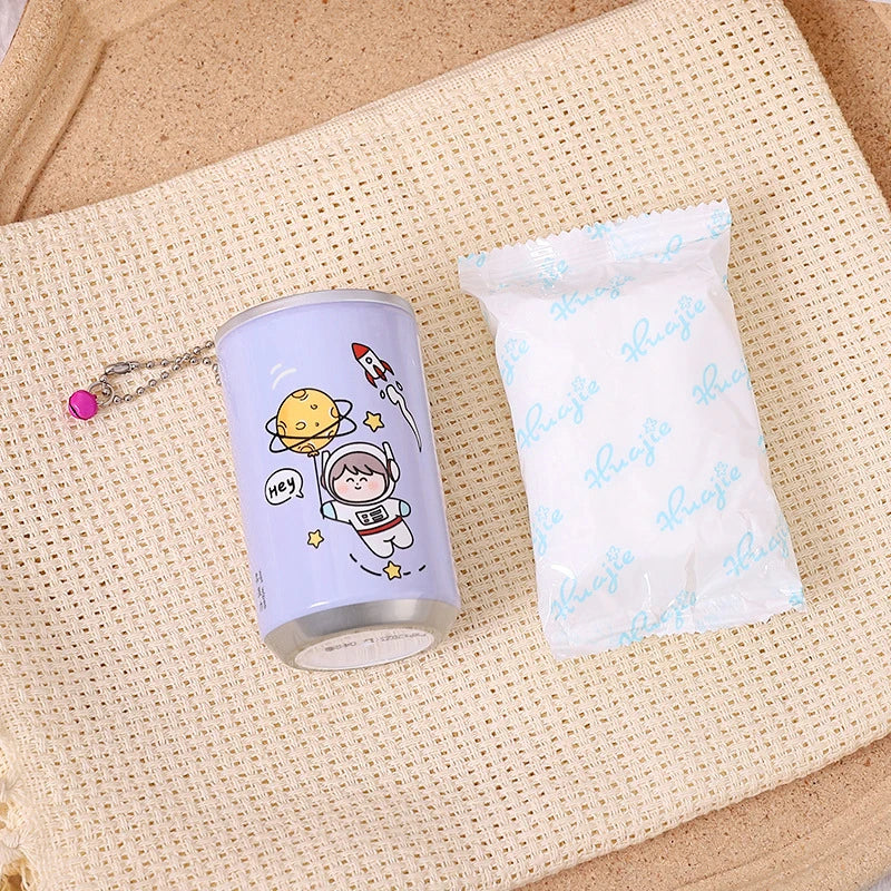 Cartoon Canned Wet Wipes 30 Sheets | Portable Kids Travel Can