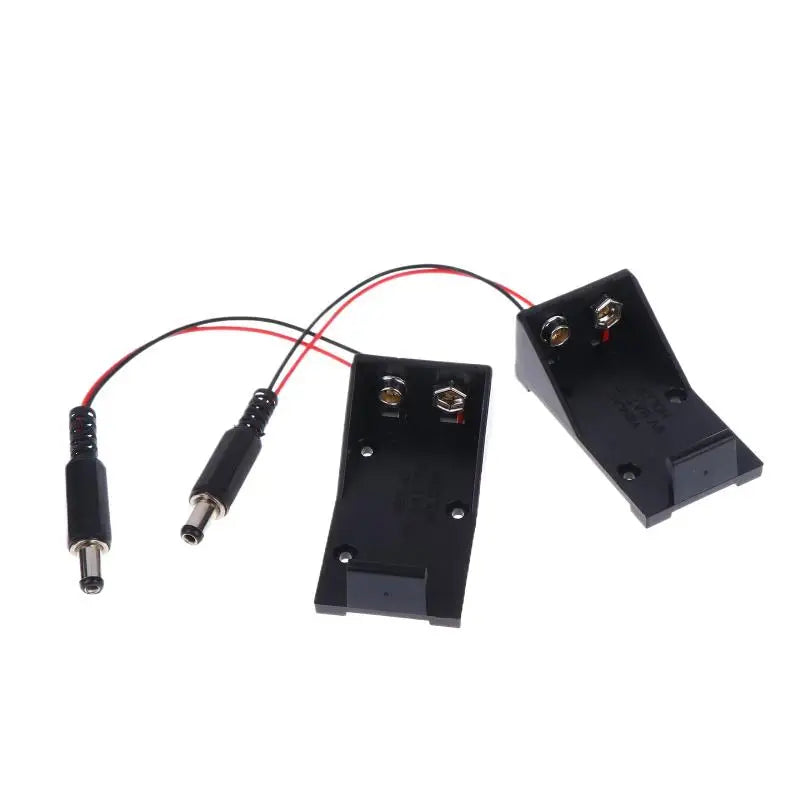 9V Battery Clip Holder Case Box Wire Leads DIY Interface Accessories