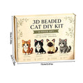 DIY Animal Beading Cute Beginner-friendly 3D Cat Funny Beadwork Desk