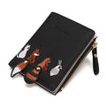 Women's Cartoon Animal Print Mini Wallet – Coin Purse & Card Holder