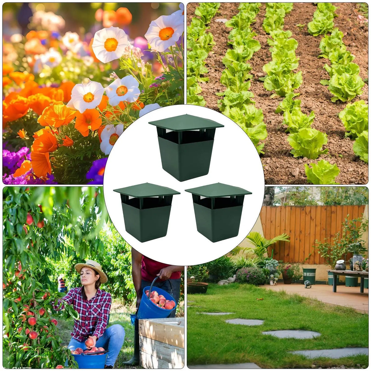 Reusable Slug & Snail Trap House – Garden Pest Catcher