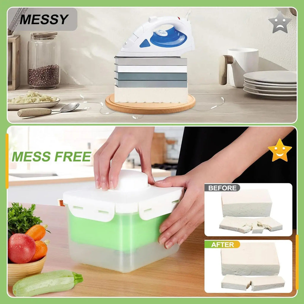 Paneer Press Maker – 3-Layer Drainer & Strainer for Firm Paneer