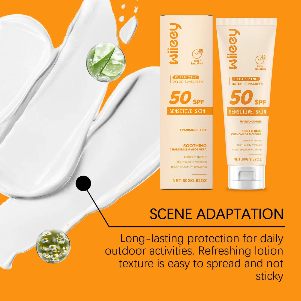 Wiieey SPF 50+ Kids Sunscreen Cream – Gentle UVA/UVB Protection