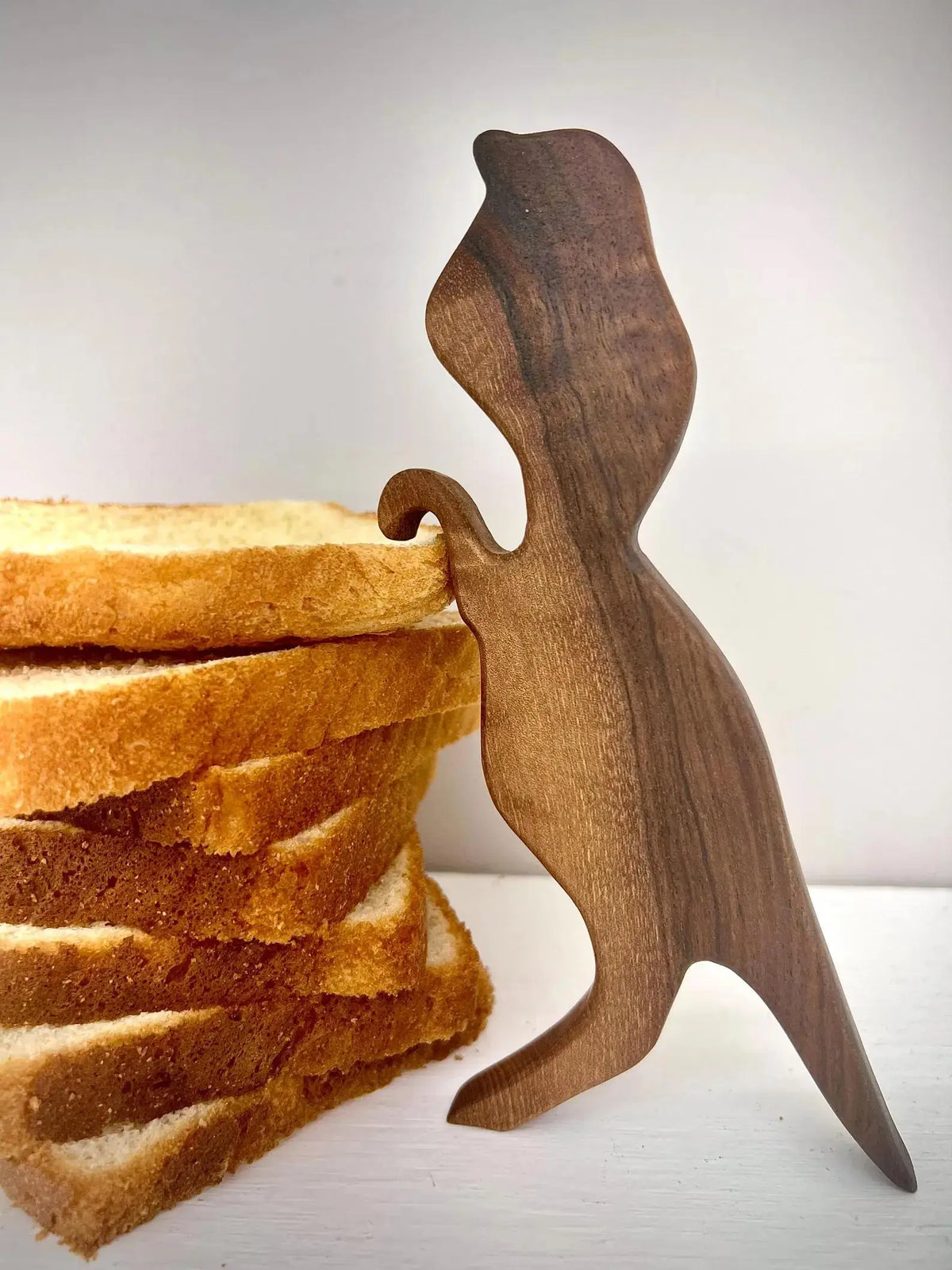 Wooden Toaster Oven Rack Holder Push-Pull Magnet | Pine Wood