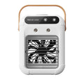 Desktop Bladeless Spray Fan – USB Rechargeable Humidifying Cooler