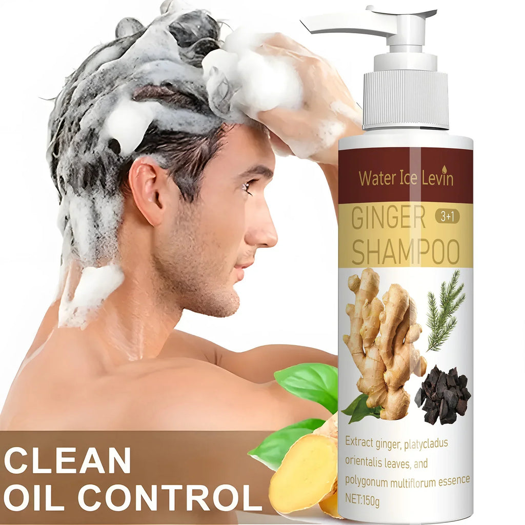 Ginger Regrowth Shampoo – Anti Hair Loss, Dandruff & Oil Control