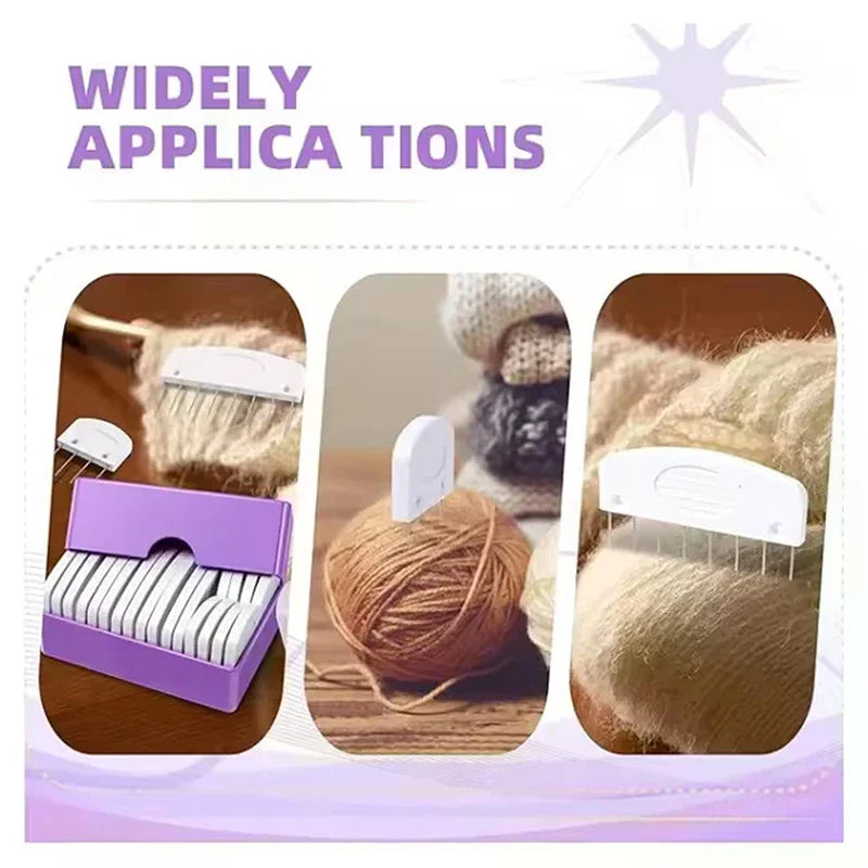 20-Piece Knit Blocking Combs & Pins Set – 2 Sizes DIY Kit