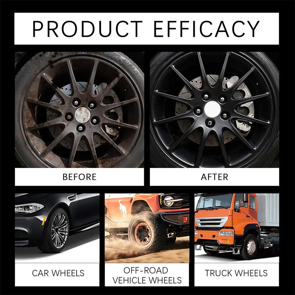 50g Tire Polishing Wax – Deep Black Gloss & UV Protection