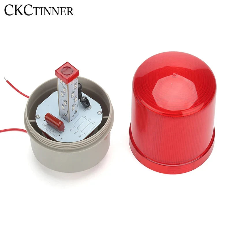 LED Strobe Warning Light & Buzzer 12V 24V 220V – LED-1101J