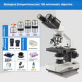Trinocular Biological Microscope – Aquaculture & Lab | 500X