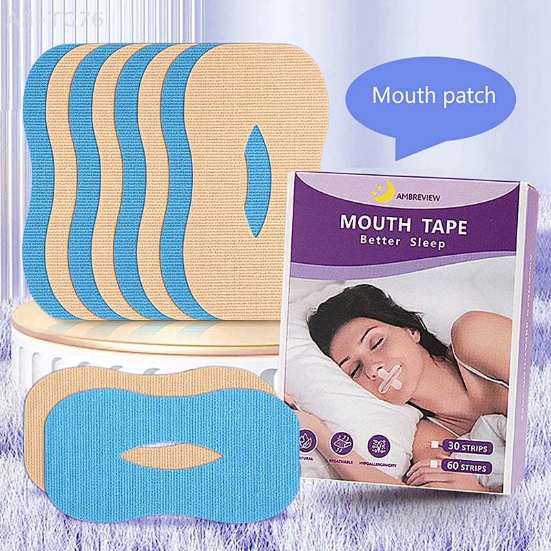 O-Shaped Mouth Sleep Strips | 10/30 Pcs for Adults & Kids