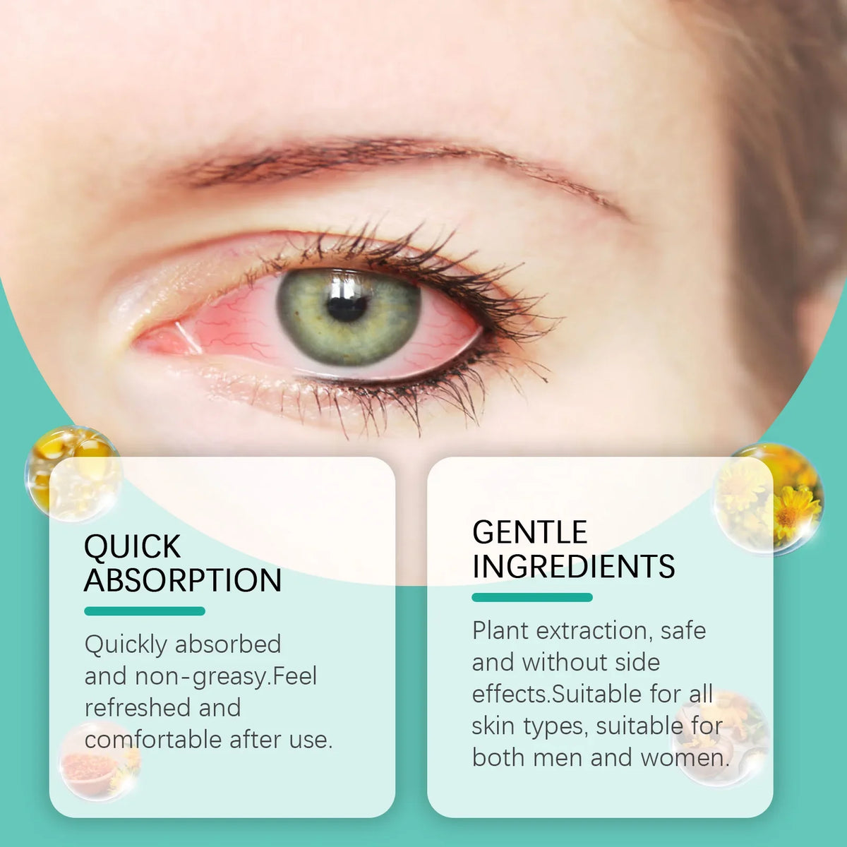 Eye Comfort Care Roller – Gentle Massage Eye Cream 10ml