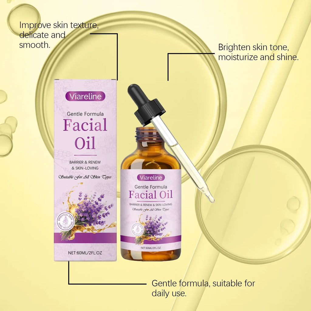 Viareline Lavender Facial Oil – Moisturizing & Radiance Boost