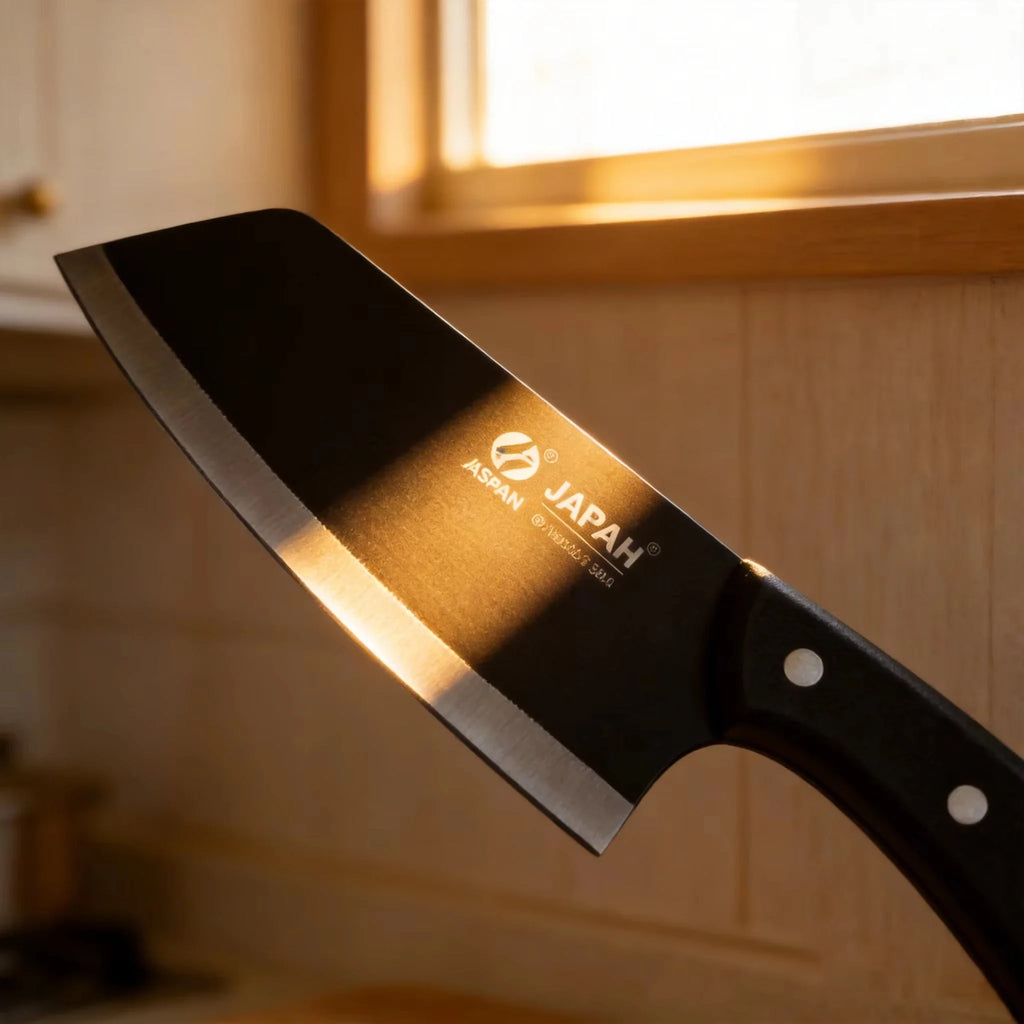 2-Pc Stainless Steel Chinese Chef & Cleaver Knife Set