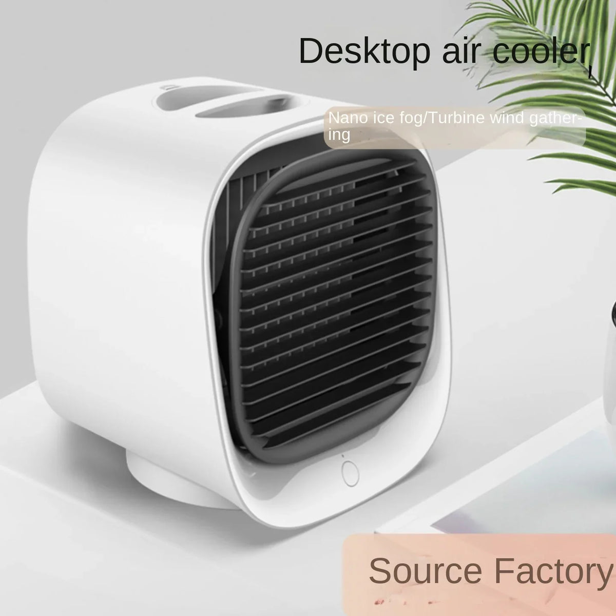 Portable USB Desktop Air Cooler Fan with Humidifier – 3 Speed