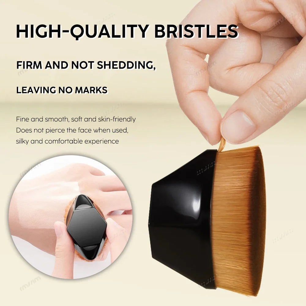 Hexagon Makeup Brush – Soft Powder, Blush & Foundation Brush
