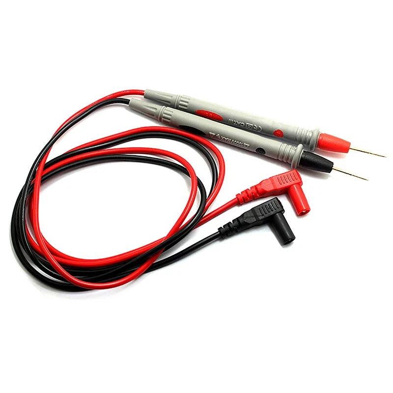 Gold-Plated Needle Tip Multimeter Test Probe Leads – 2 Pcs