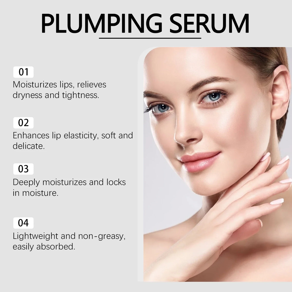 Lip Plumping Serum – Hydrating Volumizing Lip Gloss 15g