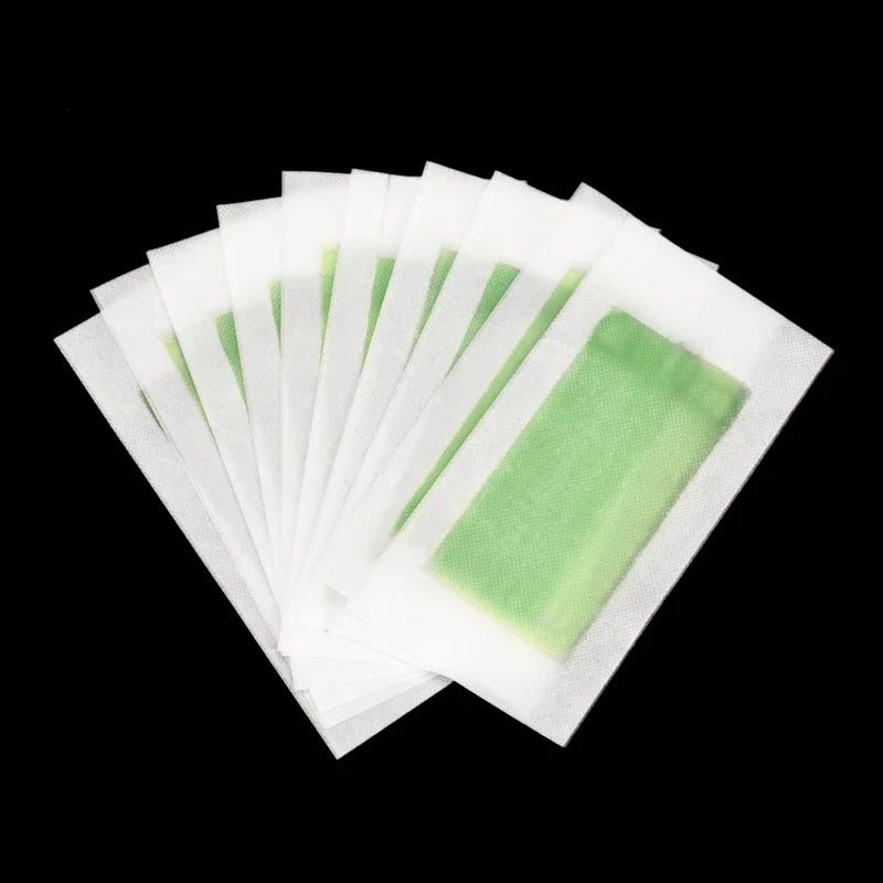 24-Pack Beeswax Wax Strips – Legs, Body & Face Hair Removal