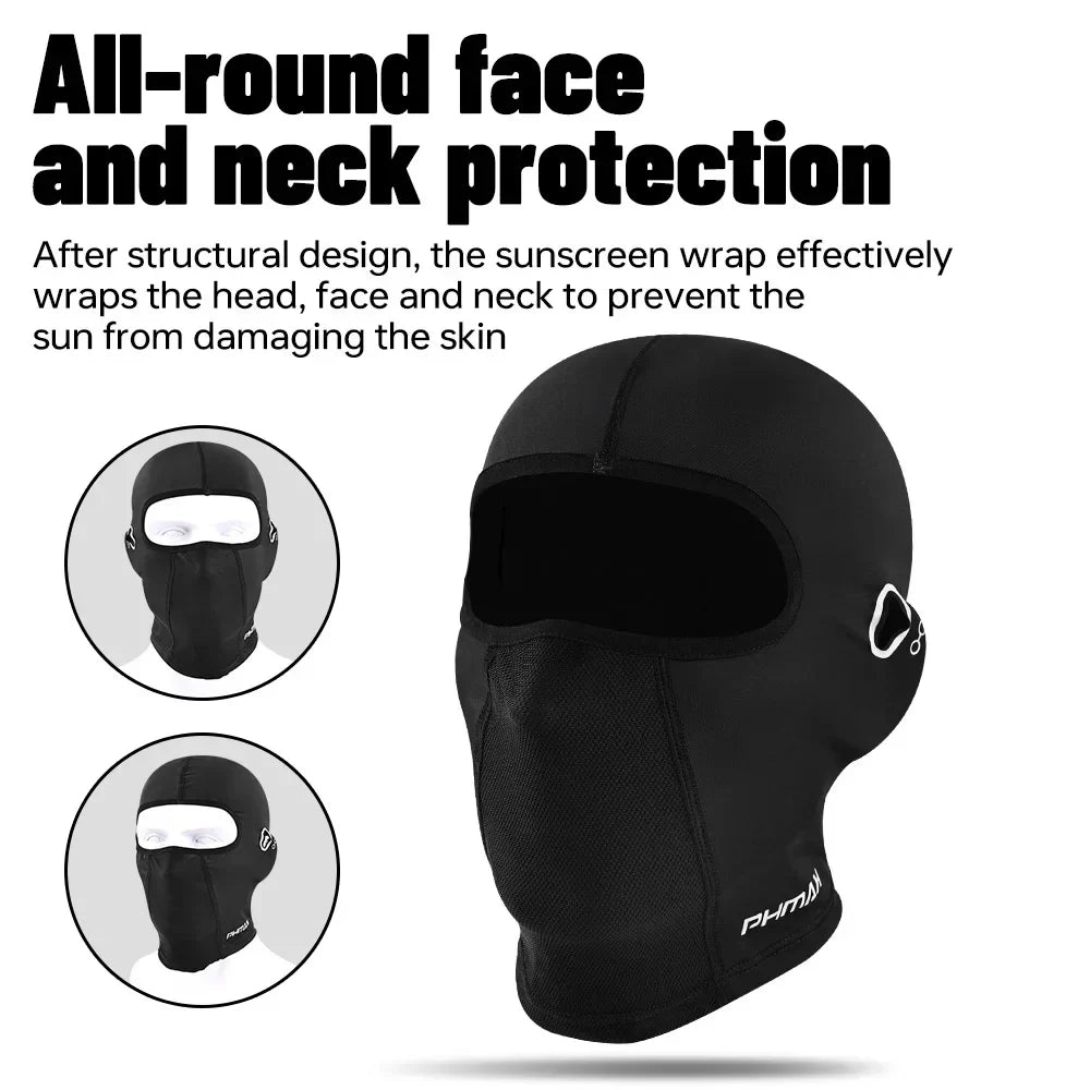 PHMAX Cycling Balaclava – UV & Dust Full Face Mask for Biking