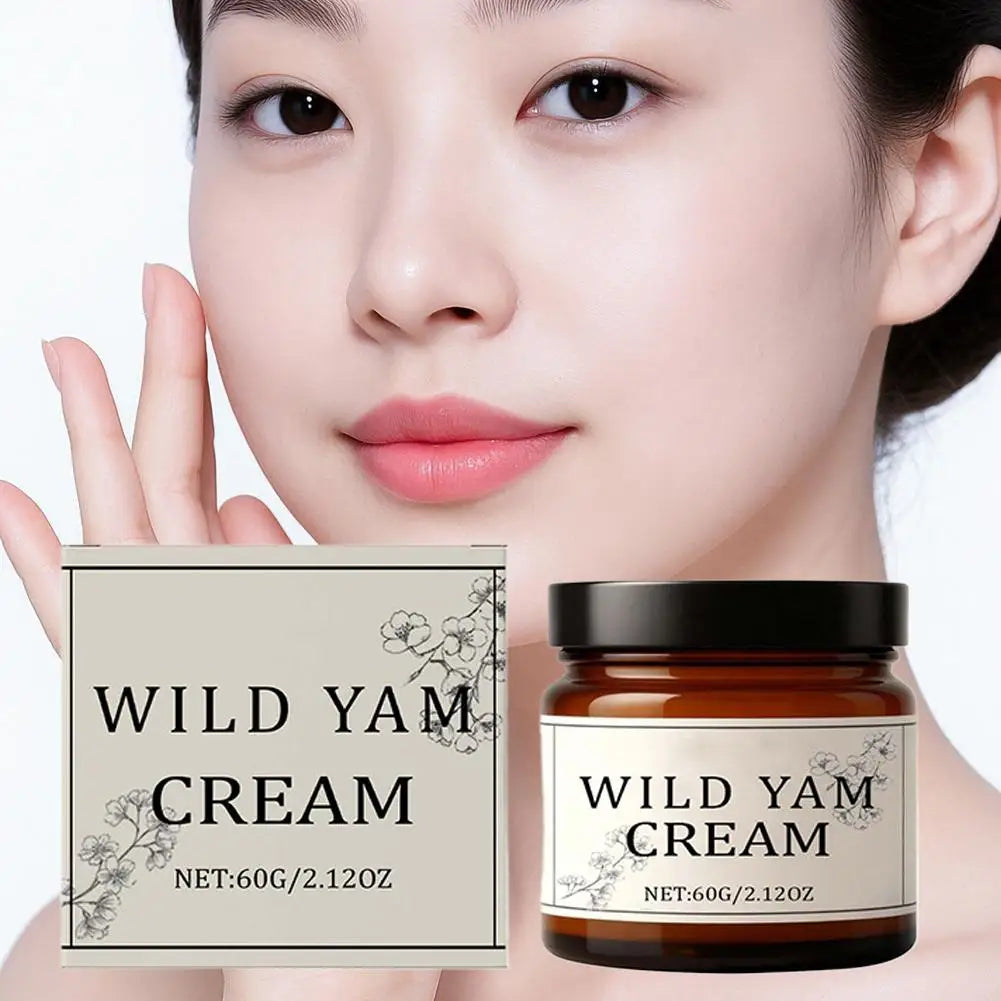 Wild Yam Cream Moisturizing Face Body Lotion Care Even Luminous Skin