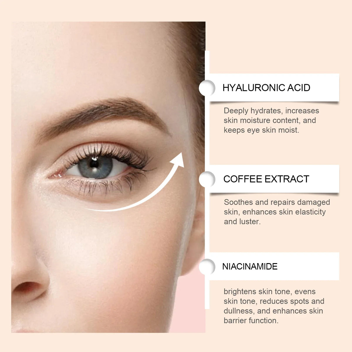 Jaysuing Coffee Eye Mask – Dark Circles & Anti-Aging Patches