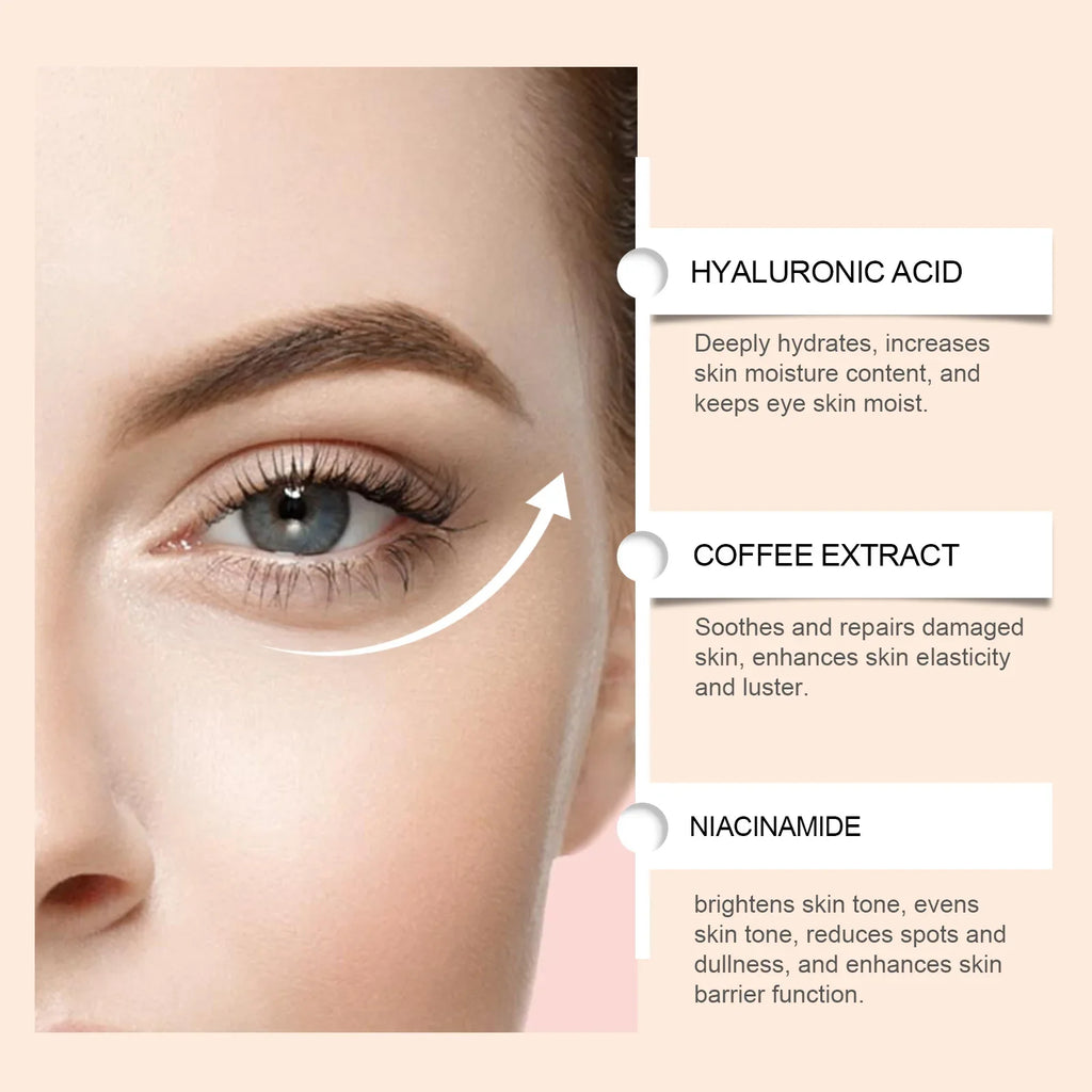Jaysuing Coffee Eye Mask – Dark Circles & Hyaluronic Acid Patches