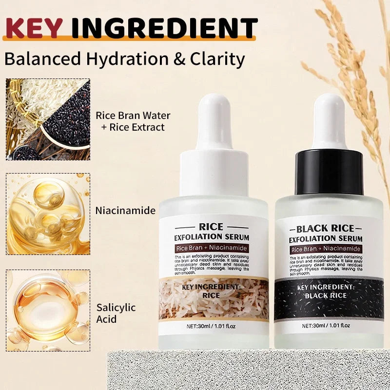 Black Rice 2-Piece Travel Skincare Set – Exfoliate & Cleanse