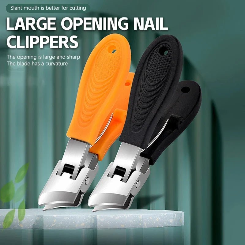 Large Jaw Stainless Steel Nail Clipper for Thick Nails