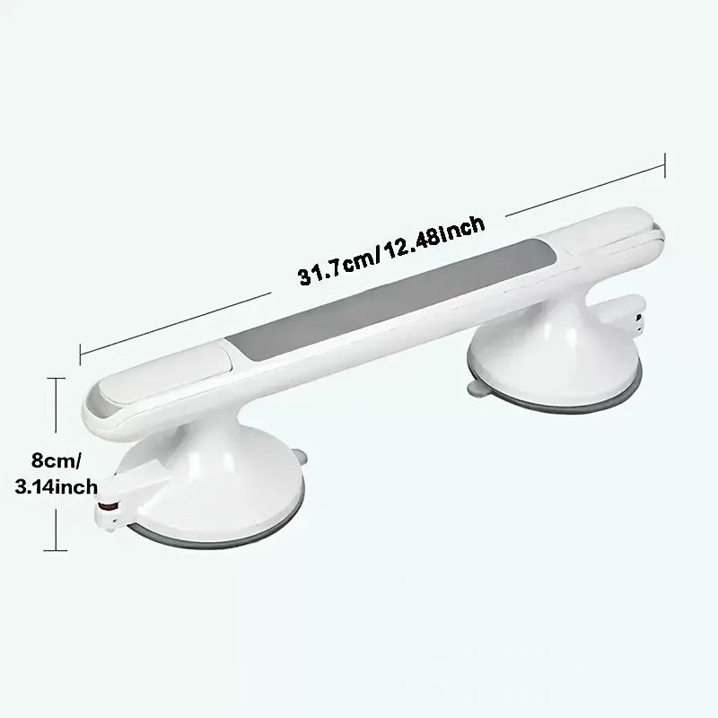 Powerful Suction Cup Safety Handrail No Drill Easy Install Mobility