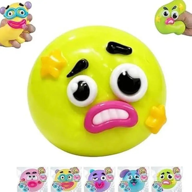 Slow Rise Squeeze Toy – Cute Dog Face Smusher Sensory Ball